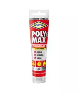 Adesivo sigillante trasparente bostik 'poly max cristal',  115 gr